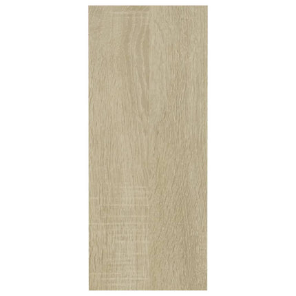 Wall Cube Shelves 3 pcs White and Sonoma Oak