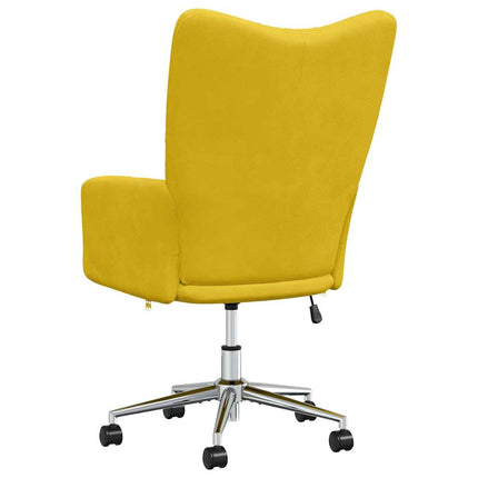 Relaxing Chair Mustard Yellow Velvet