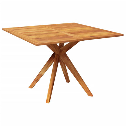 Patio Table 43.3"x43.3"x29.5" Solid Wood Acacia