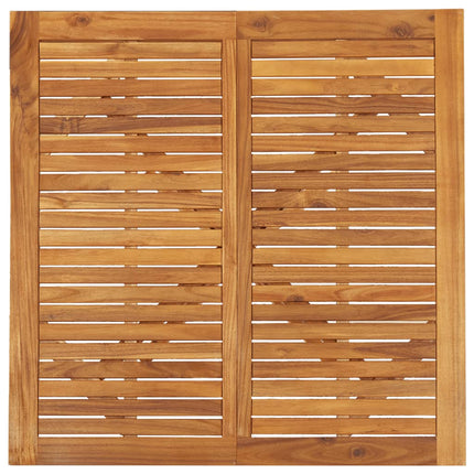 Patio Table 43.3"x43.3"x29.5" Solid Wood Acacia