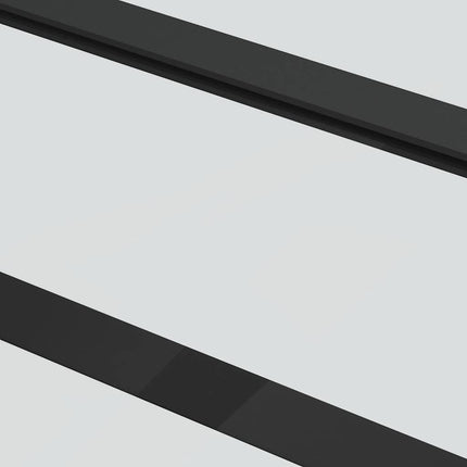 Sliding Door ESG Glass and Aluminum 40.2"x80.7" Black