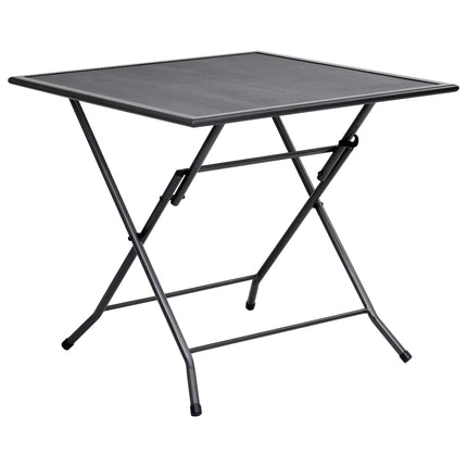 5 Piece Patio Dining Set Steel Anthracite