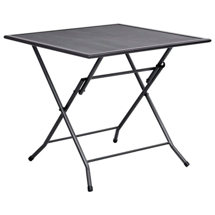 5 Piece Patio Dining Set Steel Anthracite