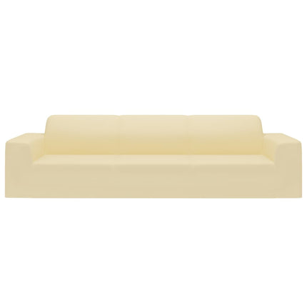 Couch Slipcover Cream 100% Polyester jersey