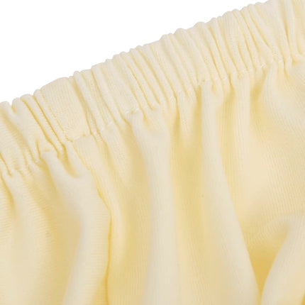 Couch Slipcover Cream 100% Polyester jersey