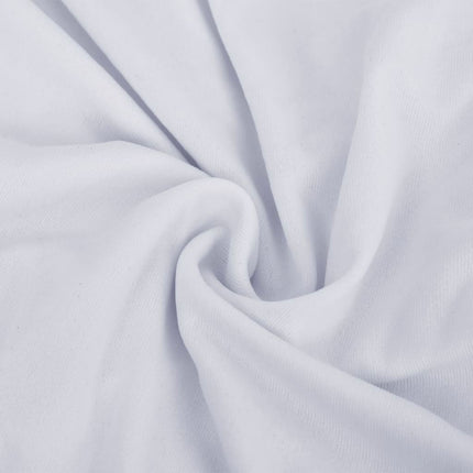 Couch Slipcover White Polyester jersey Fits most 3-seater sofas