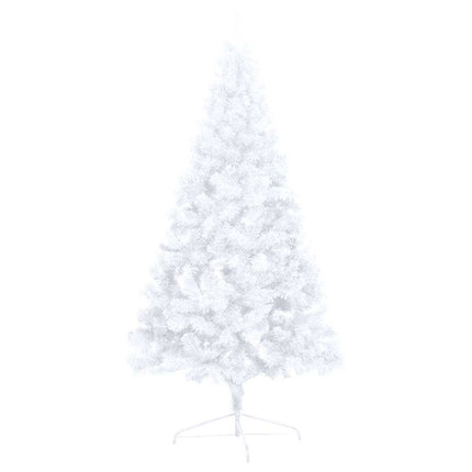 Artificial Half Pre-lit Christmas Tree with Ball Set White 70.9