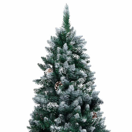 Artificial Christmas Tree with LEDs&Ball Set&Pine Cones 94.5