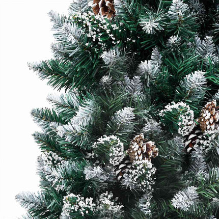 Artificial Christmas Tree with LEDs&Ball Set&Pine Cones 94.5