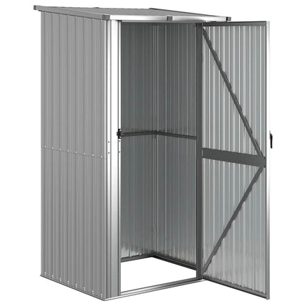 Garden Shed Grey Galvanized steel, plastic 46.7x38.2x82.5 in