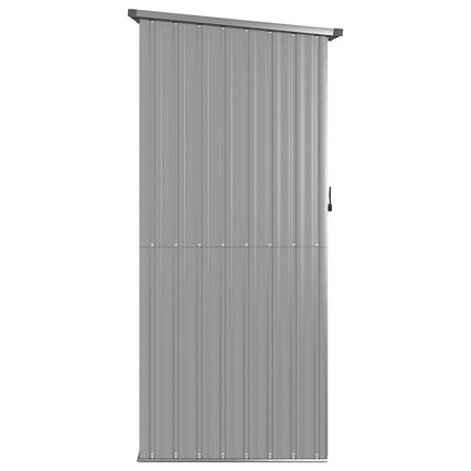 Garden Shed Grey Galvanized steel, plastic 46.7x38.2x82.5 in