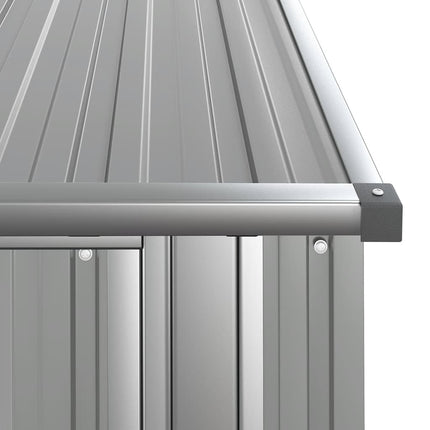 Garden Shed Grey Galvanized steel, plastic 46.7x38.2x82.5 in