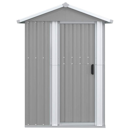 Garden Shed Gray 49.6"x38.4"x69.7" Galvanized Steel
