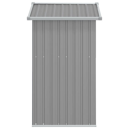 Garden Shed Gray 49.6"x38.4"x69.7" Galvanized Steel