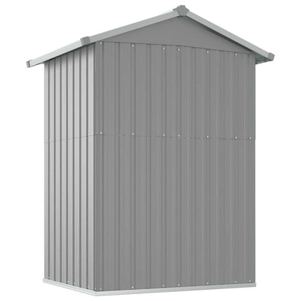 Garden Shed Gray 49.6"x38.4"x69.7" Galvanized Steel