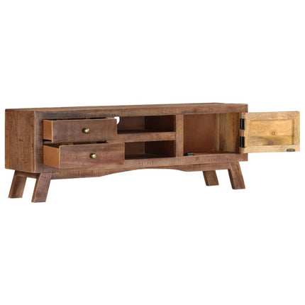 TV Stand 43.3"x11.8"x15.7" Rough Mango Wood