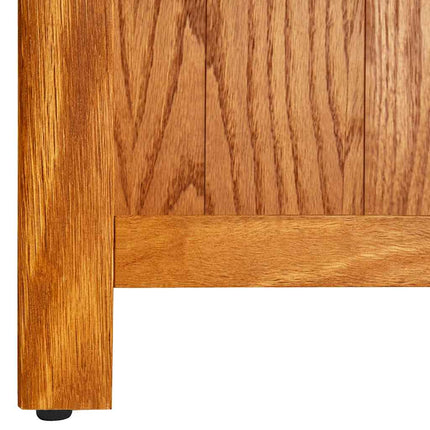 7-Tier Bookcase 23.6"x8.7"x78.7" Solid Oak Wood