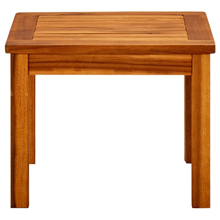 Patio Coffee Table 17.7"x17.7"x14.2" Solid Acacia Wood