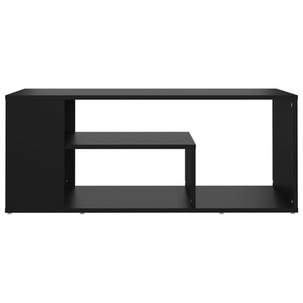 Coffee Table Black 39.4"x19.7"x15.7" Engineered Wood