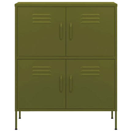 Storage Cabinet Olive Green 31.5"x13.8"x40" Steel