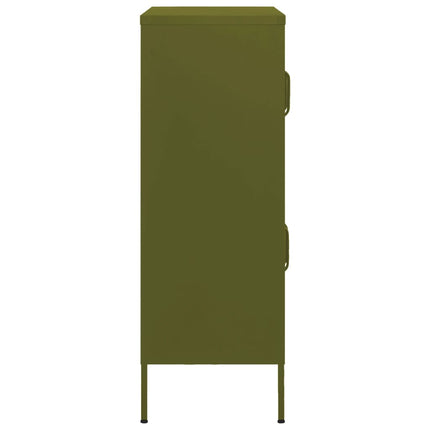Storage Cabinet Olive Green 31.5"x13.8"x40" Steel