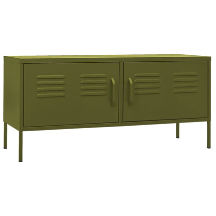 TV Stand Olive Green 41.3"x13.8"x19.7" Steel