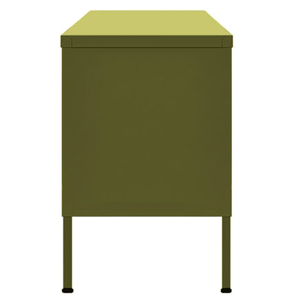 TV Stand Olive Green 41.3"x13.8"x19.7" Steel