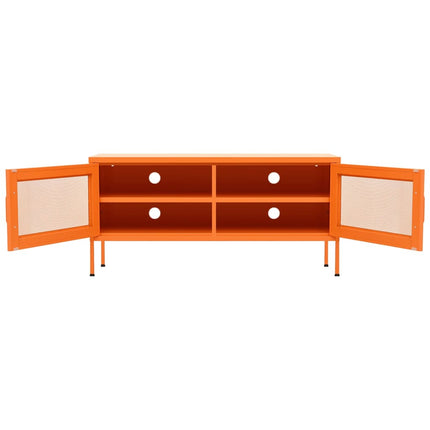 TV Stand Orange 41.3"x13.8"x19.7" Steel