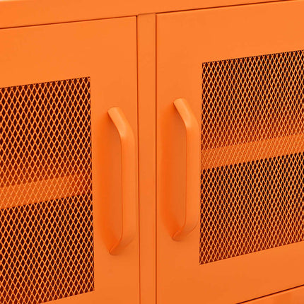 TV Stand Orange 41.3"x13.8"x19.7" Steel