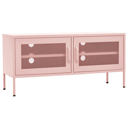 TV Stand Pink 41.3"x13.8"x19.7" Steel