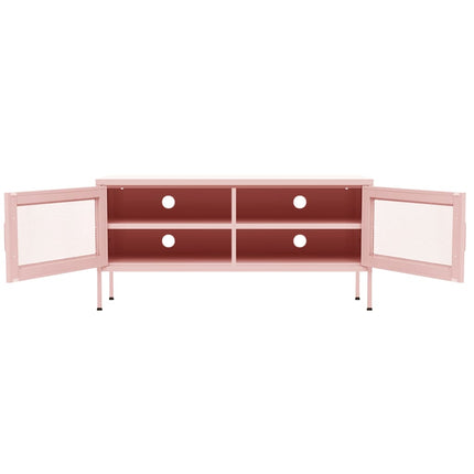 TV Stand Pink 41.3"x13.8"x19.7" Steel