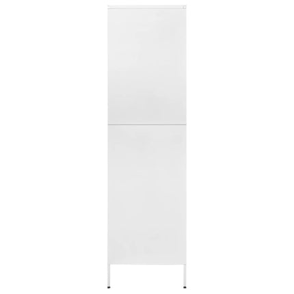 Wardrobe White 35.4"x19.7"x70.9" Steel