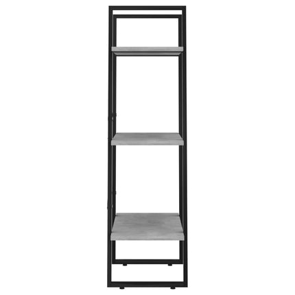 Storage Shelf Concrete Gray 23.6"x11.8"x41.3" Engineered Wood