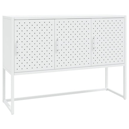 Sideboard White 41.3"x13.8"x29.5" Steel
