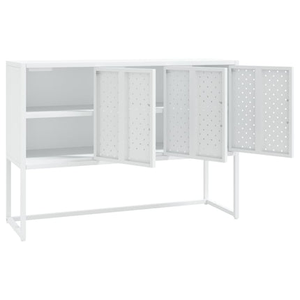 Sideboard White 41.3"x13.8"x29.5" Steel
