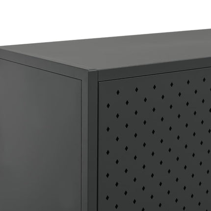Highboard Anthracite 31.5"x13.8"x53.1" Steel