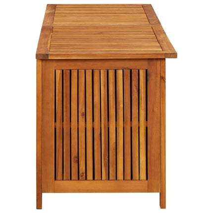 Patio Storage Box 59.1"x19.7"x22.8" Solid Acacia Wood