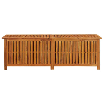 Patio Storage Box 68.9"x19.7"x22.8" Solid Acacia Wood