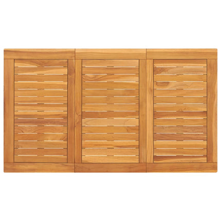 Patio Dining Table 47.2"x27.6"x30.3" Solid Teak Wood