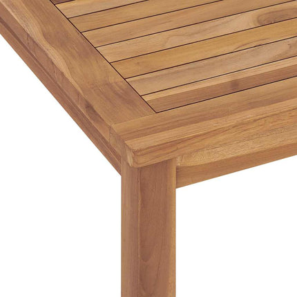 Patio Dining Table 47.2"x27.6"x30.3" Solid Teak Wood