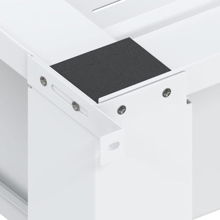 Washing Machine Pedestal with Drawer White