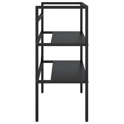Bathroom Washbasin Frame Black 31.1" x 15" x 32.7" Iron