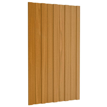 Roof Panel 36 pcs Natural 31.50 x 17.72 in Galvanised steel