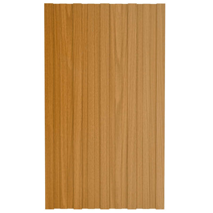 Roof Panel 36 pcs Natural 31.50 x 17.72 in Galvanised steel