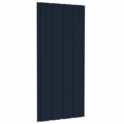 Roof Panel 36 pcs Anthracite 39.37 x 17.72 in Galvanised steel