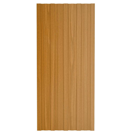 Roof Panel 12 pcs Natural 39.37 x 17.72 in Galvanised steel