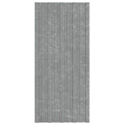 Roof Panel 12 pcs Silver 39.37 x 17.72 in Galvanised steel