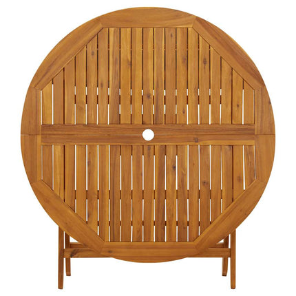 Folding Garden Table 43.3" Solid Acacia Wood