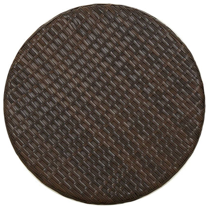 Tea Table Brown 17.7" Poly Rattan