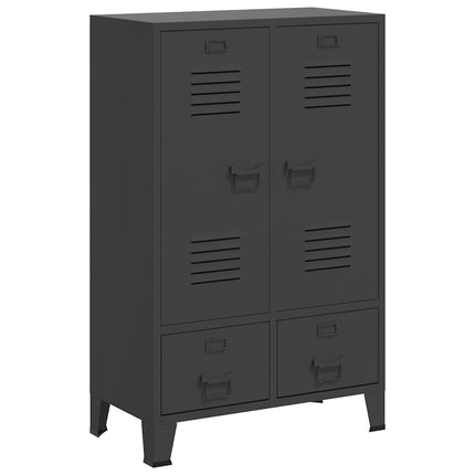 Industrial Wardrobe Anthracite 26.4"x13.8"x42.1" Steel